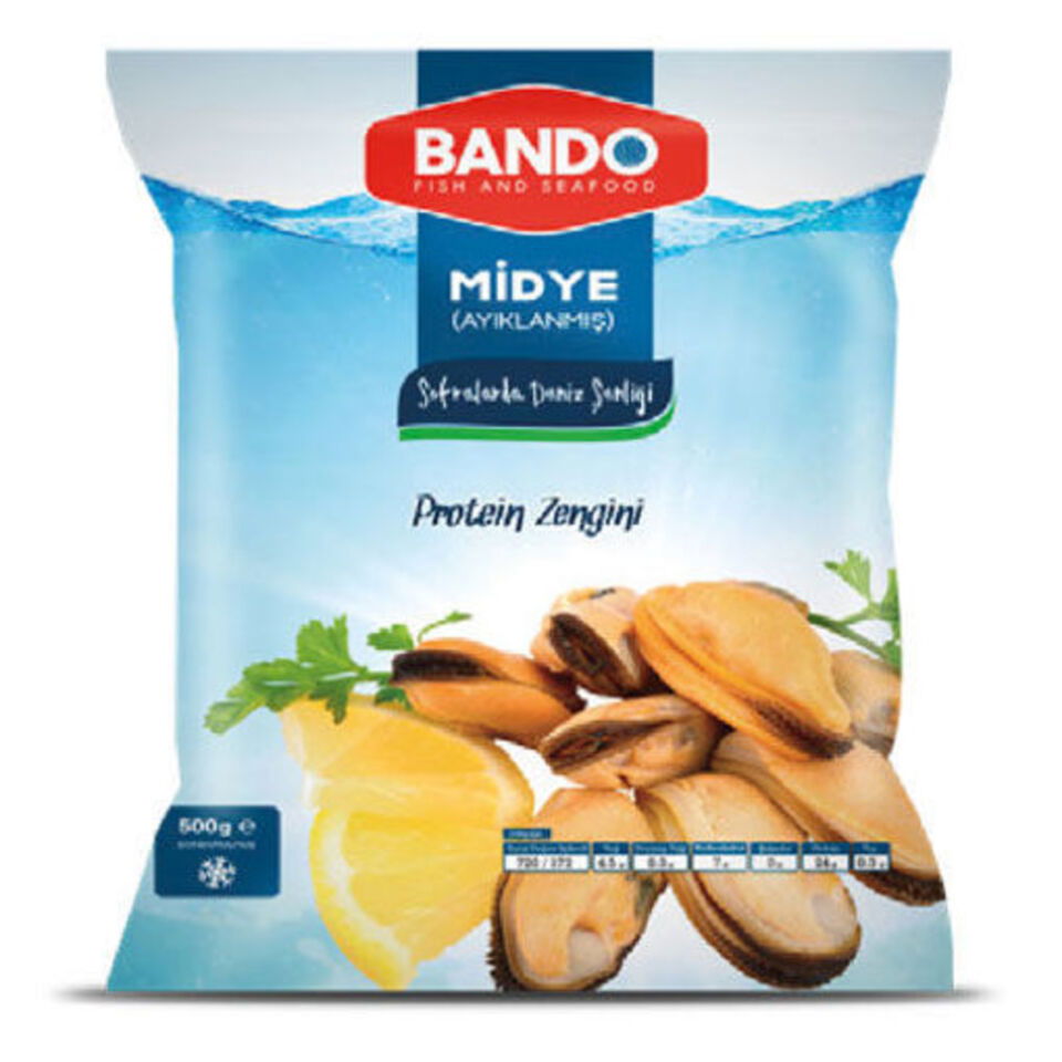 BANDO MİDYE İÇ 500 GR
